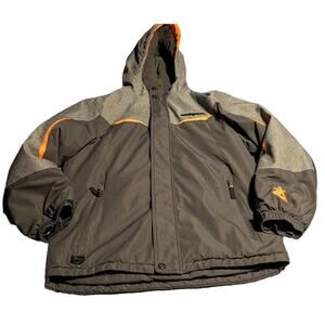 ZeroXposur Boys Size L 14/16 Coat/Jacket Gray Orange Black